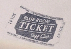 Blauer Zimmerpass