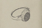 Schwarzer Saphirring